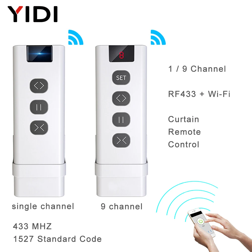 Relay Module 1 Channel - 9/1 Kanal RF433 Fernbedienung für WiFi