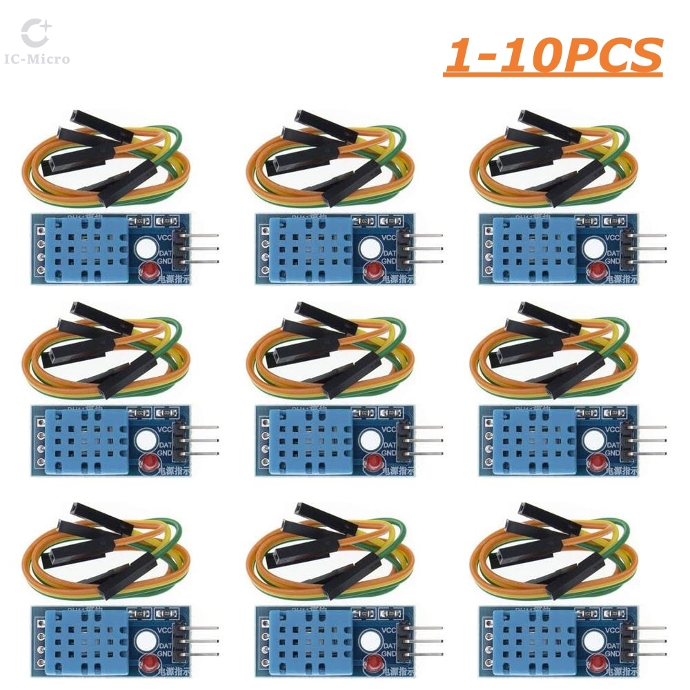 Dht11 - XZG 1–10 Stück DHT11-Sensormodule, 3,3 V–5