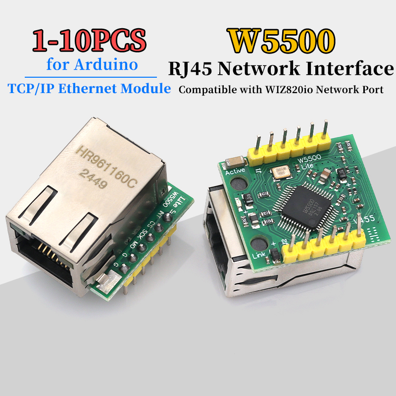 Ethernet W5500 - 1/5/10 Stück W5500 Modul TCP/IP Ethernet-Modul