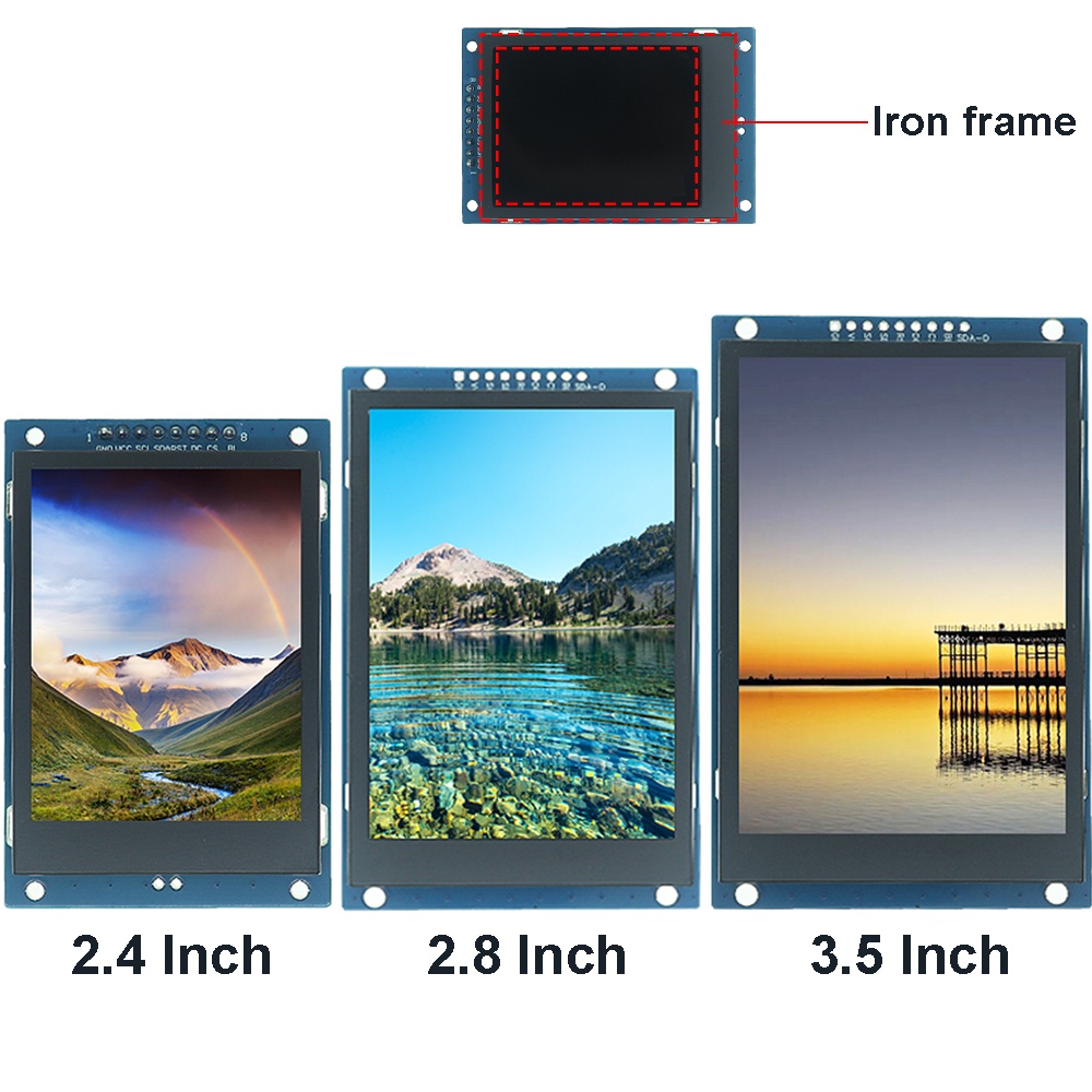 Tft Display 2.4 - LAOBEI 2,4/2,8/3,5 Zoll TFT LCD-Display, 240x320/320x480