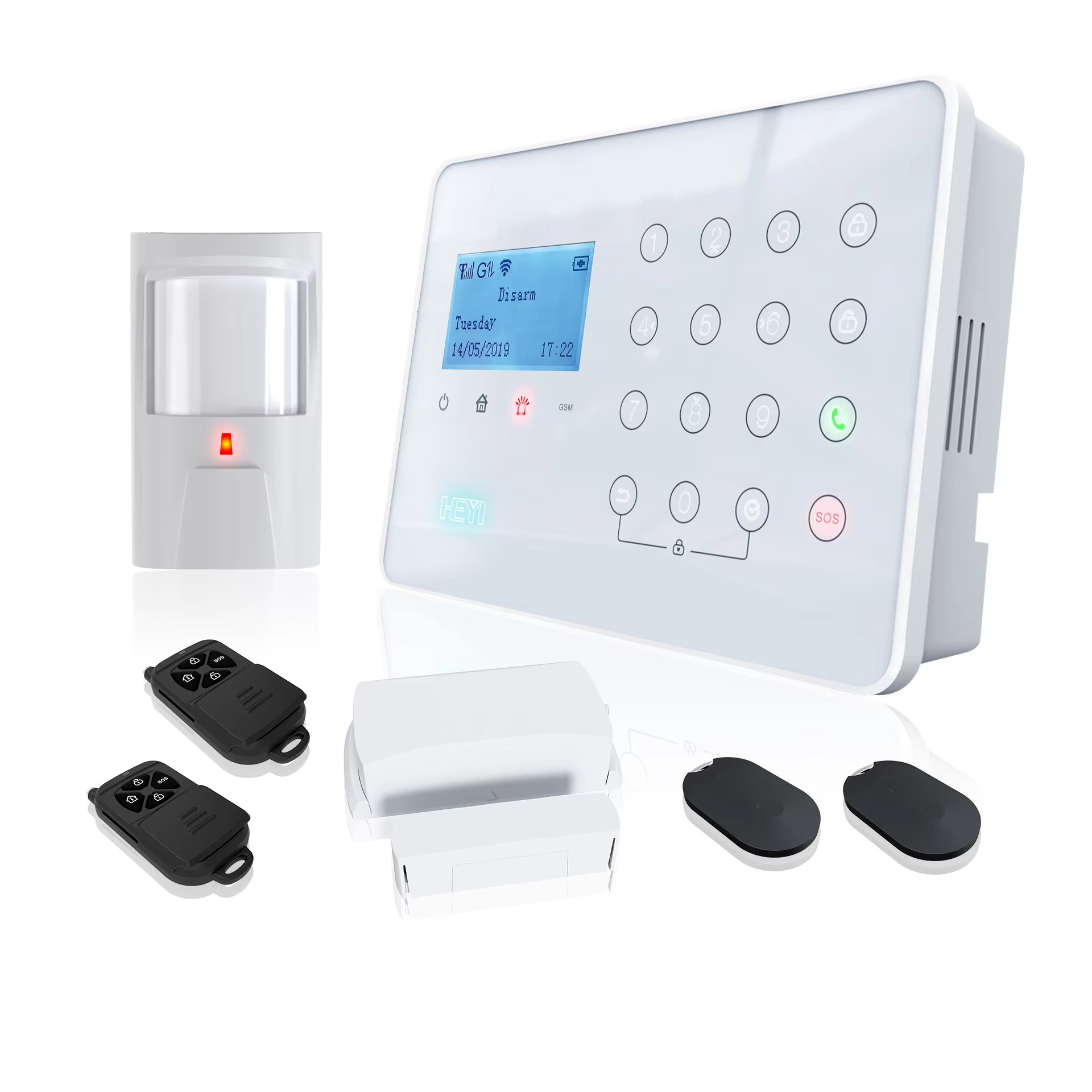 Pir Motion Sensor - Alarmsystem Drahtlose Sicherheitssysteme für Zuhause im