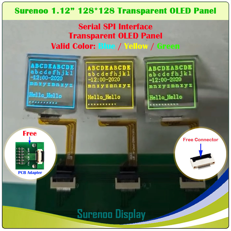 Echtes transparentes OLED-Disp – Ssd1306 Bewertung und Preis