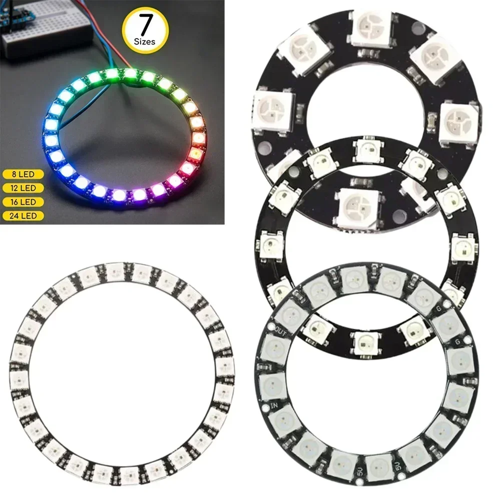 5V LEDs Ring Individuell adres – Neopixel Bewertung und Preis