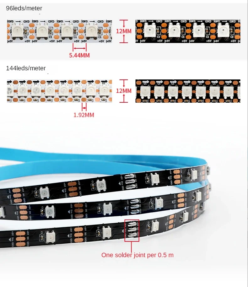 WS2812B Smart Led Streifen Lic – Ws2812B Strip 5V Bewertung und Preis