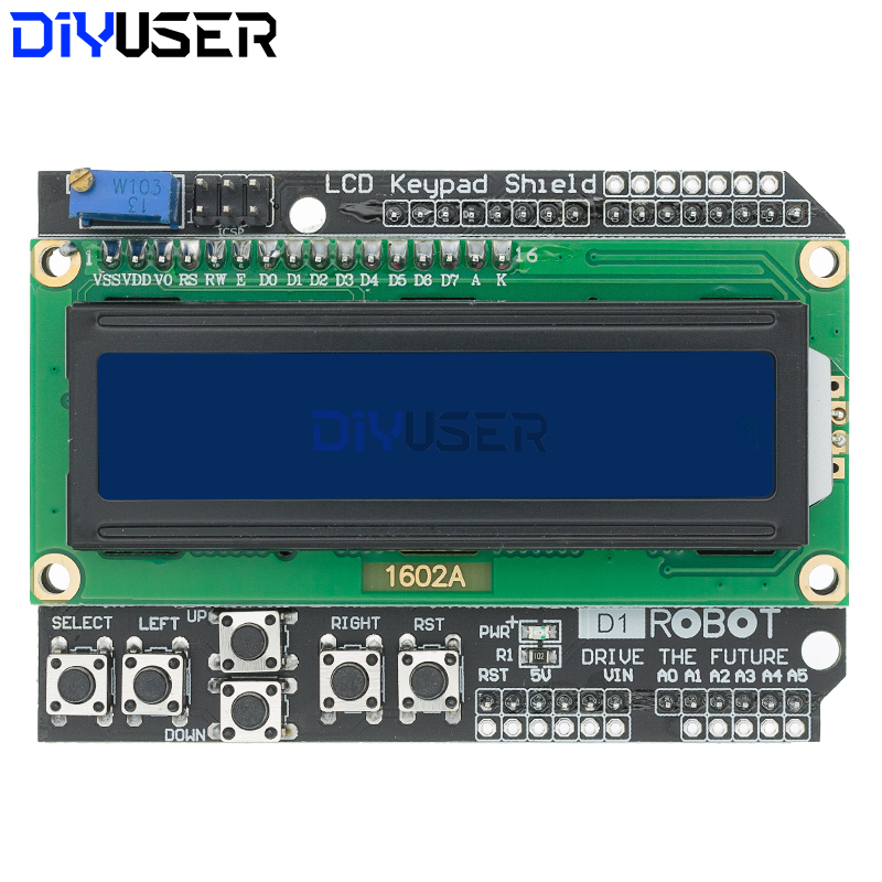 DIYUSER 1602 LCD Keypad Shield – Lcd 1602 Bewertung und Preis