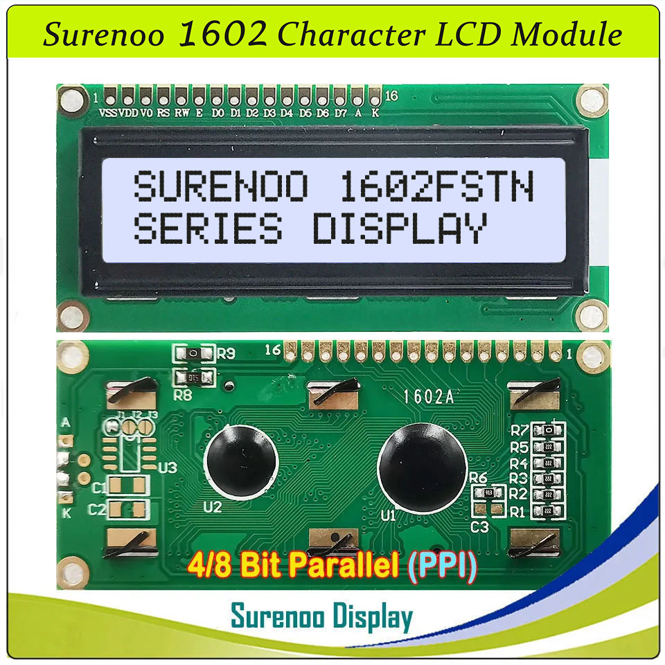 Surenoo 1602 16X2 162 5V 4-Bit – Lcd 1602 Bewertung und Preis