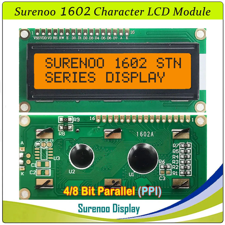 Surenoo 1602 16X2 162 5V 4-Bit – Lcd 1602 Bewertung und Preis