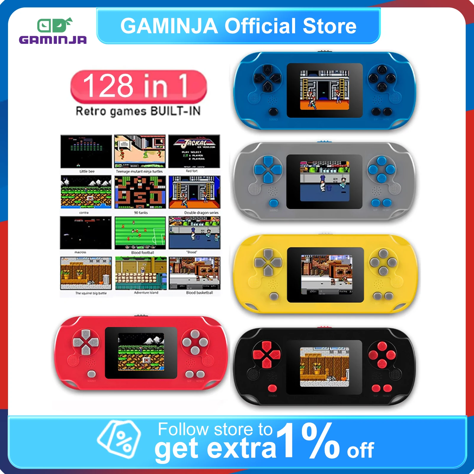 GAMINJA GC31 Klassische Retro- – Tft Display 2.4 Bewertung und Preis