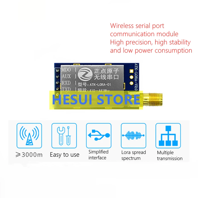 ATK-LORA-01 LORA-Modul Drahtlo – Lora Sx1278 Bewertung und Preis