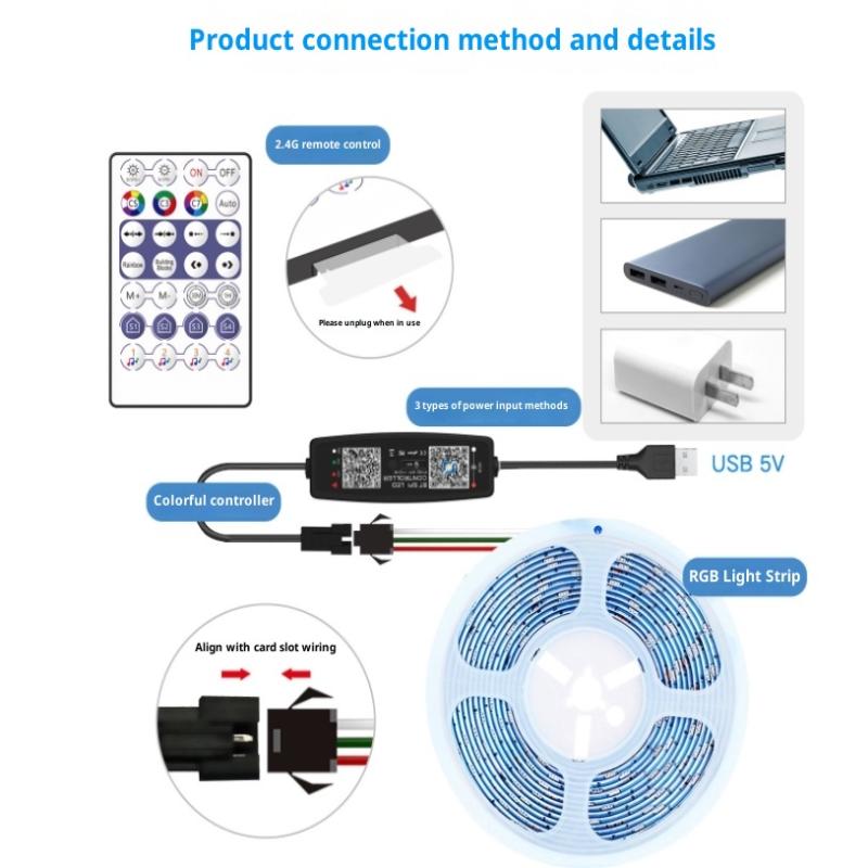 WS2812B Bluetooth-Musik-LED-Co – Ws2812B Strip 5V Bewertung und Preis