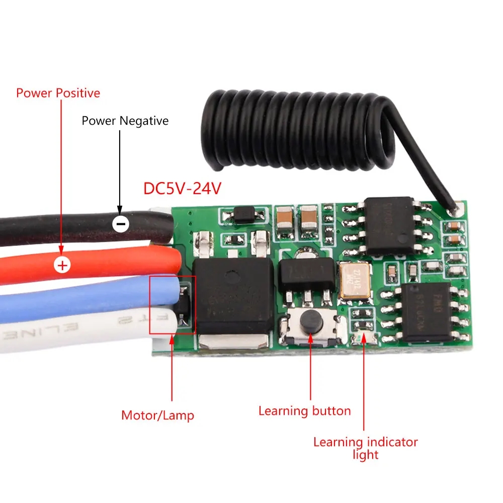 DC 3,7V-24V 433MHz Mini Drahtl – Ir Remote Module Bewertung und Preis