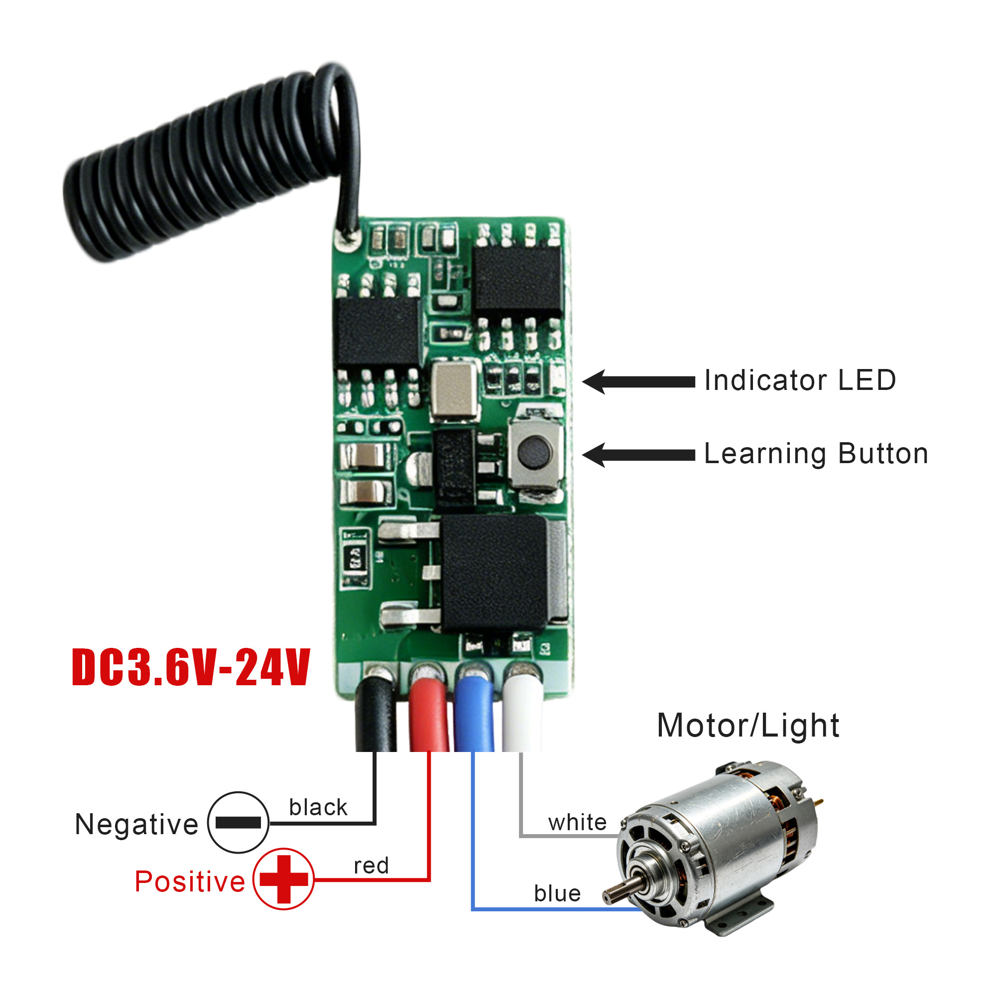 DC 3,7V-24V 433MHz Mini Drahtl – Ir Remote Module Bewertung und Preis