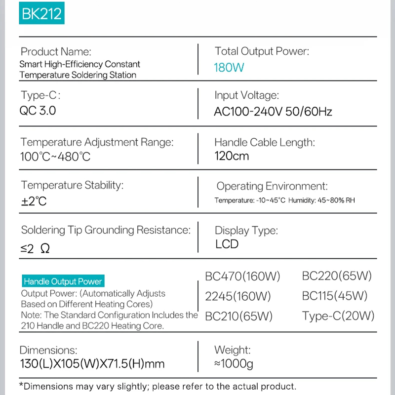 Bakon BK212 Smart Lötstation 1 – Soldering Iron Temperature Probe Bewertung und Preis