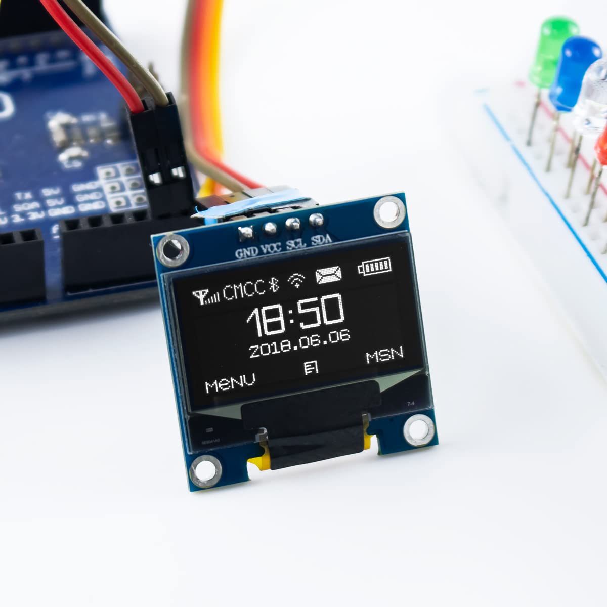 0,96 Zoll OLED I2C IIC Display – Ssd1306 Bewertung und Preis