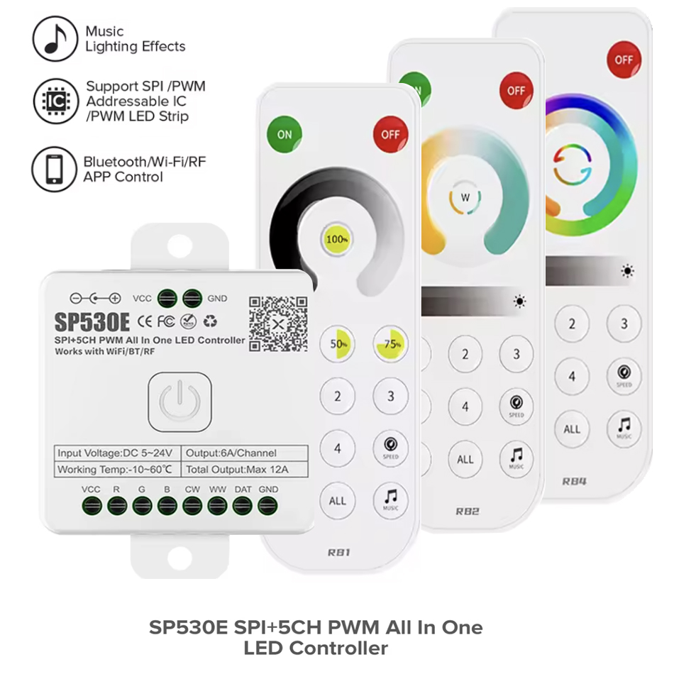 SP530E All-in-One LED-Controll – Ws2812B Strip 5V Bewertung und Preis