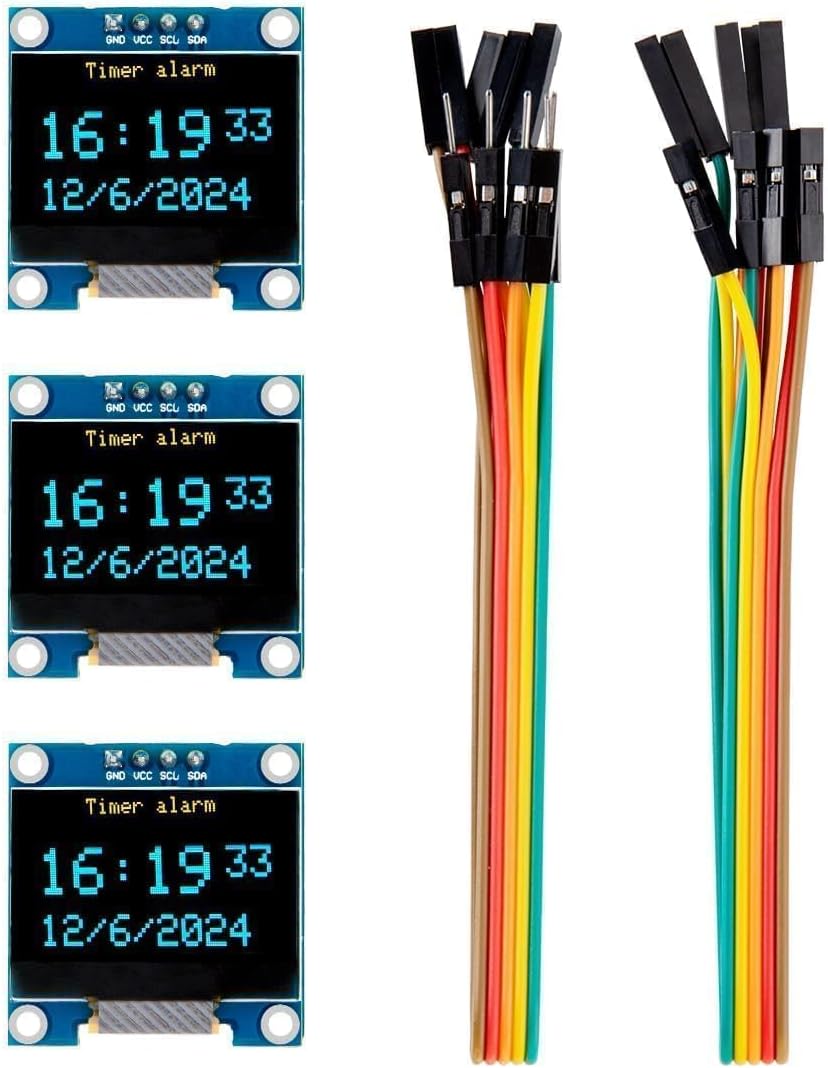 3 Stück 0,96 Zoll OLED-Display – Ssd1306 Bewertung und Preis