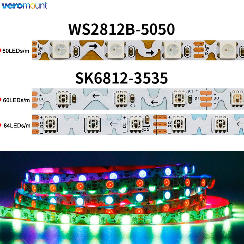 6 mm schmal mit PCB S-Form, fl – Ws2812B Strip 5V Bewertung und Preis