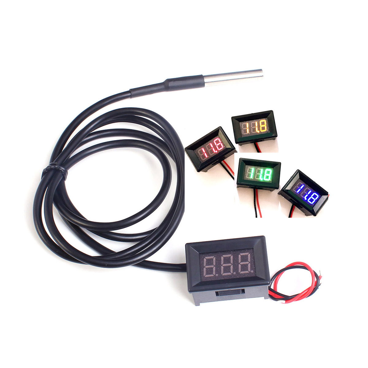 DC 12V 24V DS18b20 LED Digital – Ds18B20 Bewertung und Preis