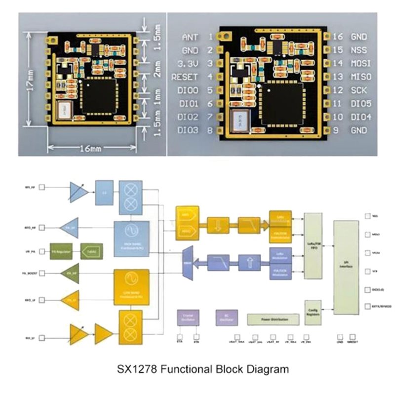 SPI-Schnittstellen-Übertragung – Lora Sx1278 Bewertung und Preis