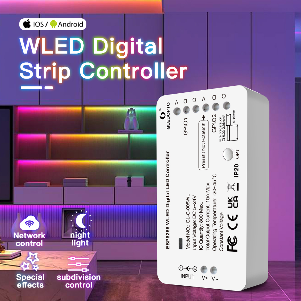 5V-24V WLED RGB RGBW Digitaler – Ws2812B Strip 5V Bewertung und Preis