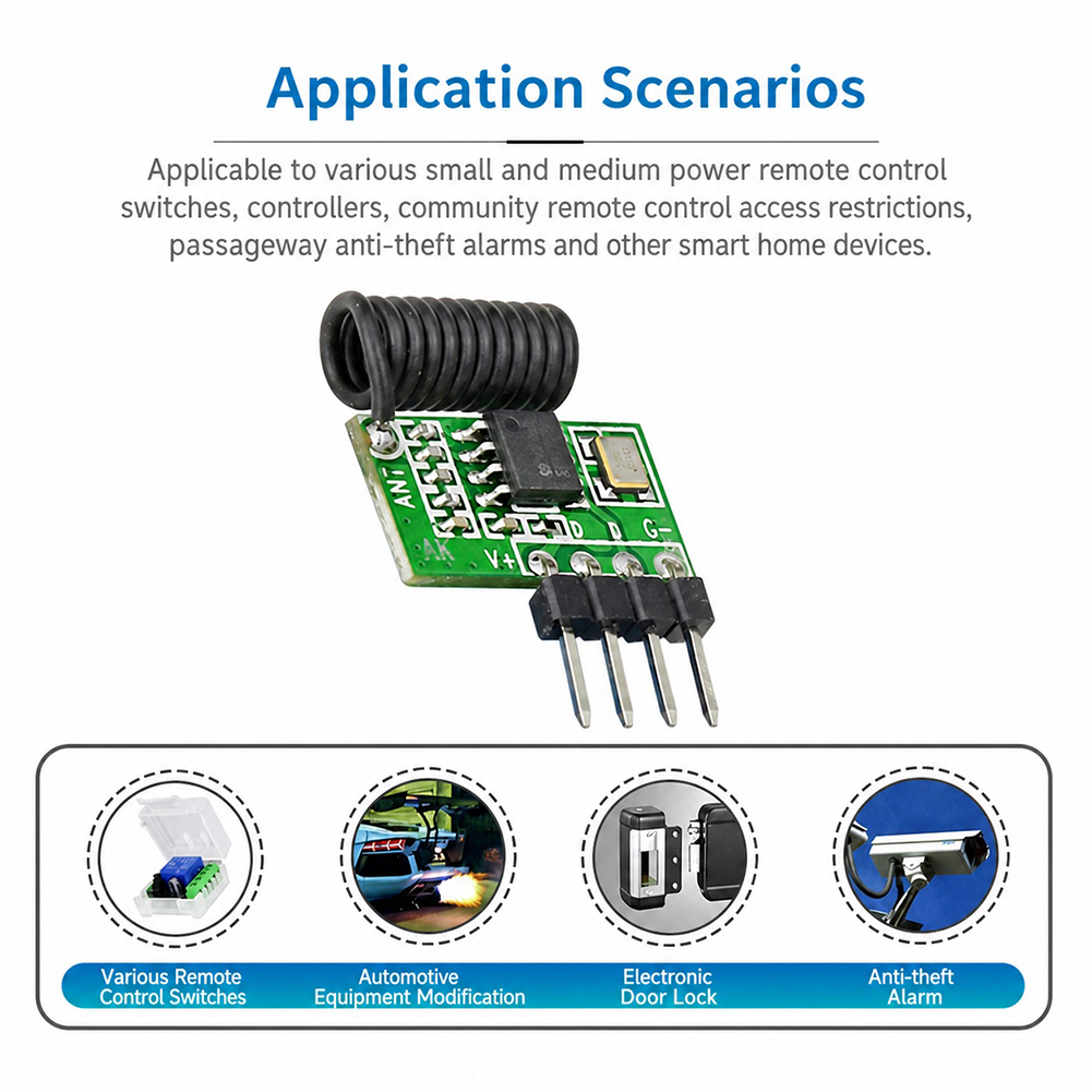 315MHz/433MHz Superheterodyn-R – Ir Remote Module Bewertung und Preis