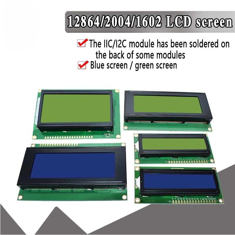 LCD 1602 2004 Modul Blau-Grün- – Lcd 1602 Bewertung und Preis