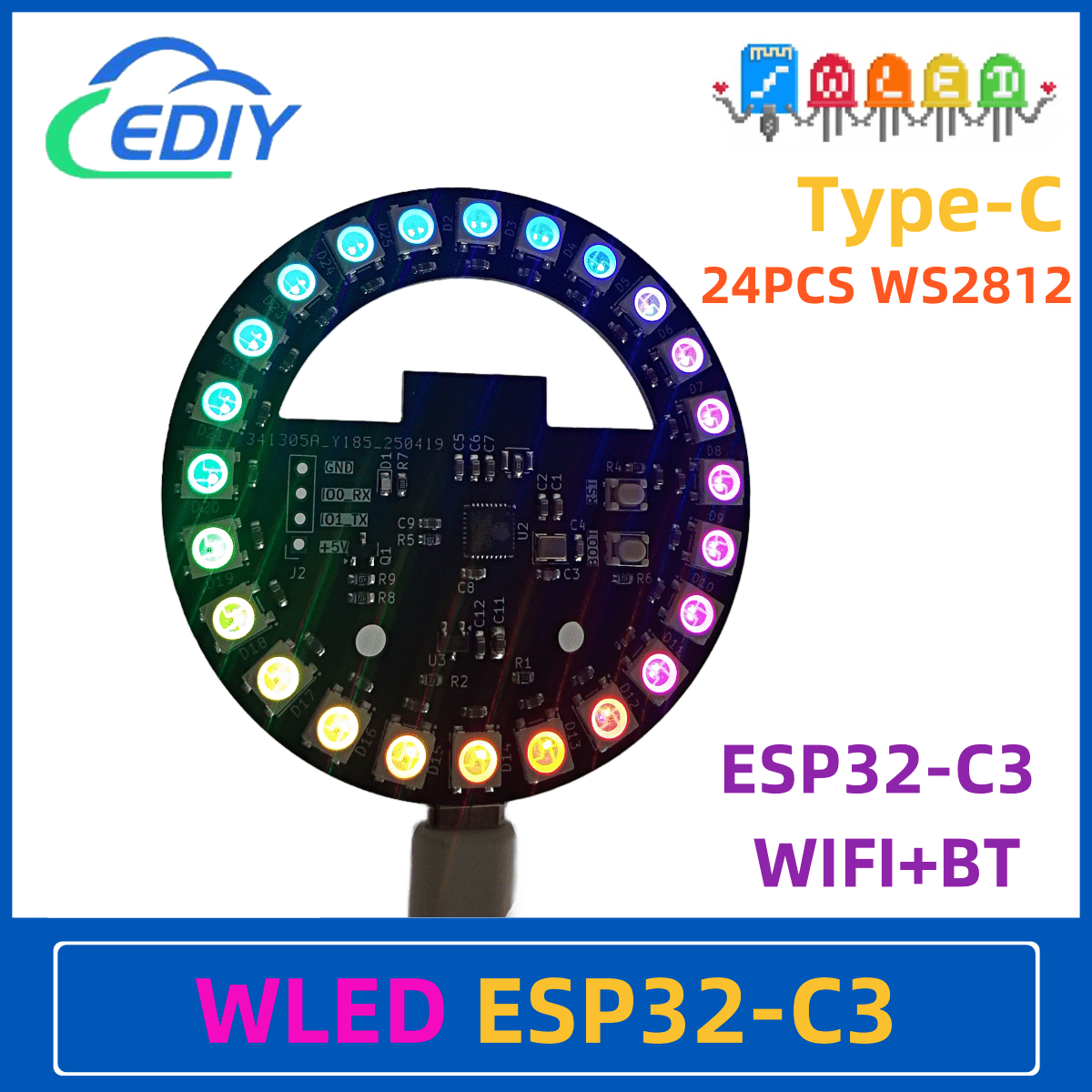 WLED ESP32-C3 Entwicklungsboar – Ws2812B Bewertung und Preis